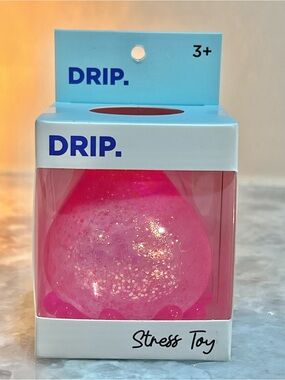DRIP. Pink Glitter Stress Toy
